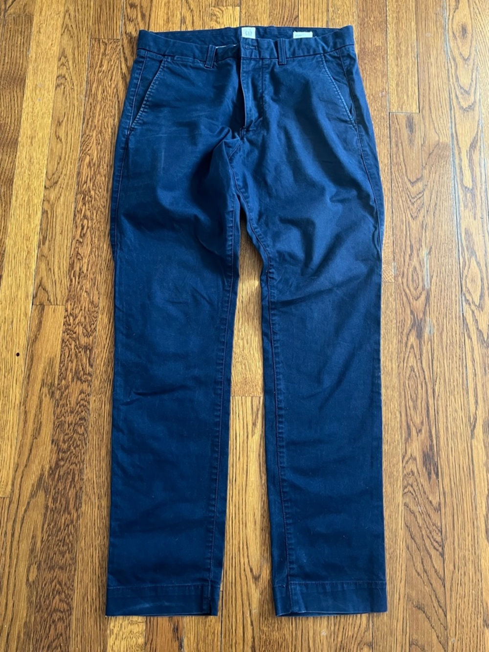 GAP Navy Straight Leg Chinos